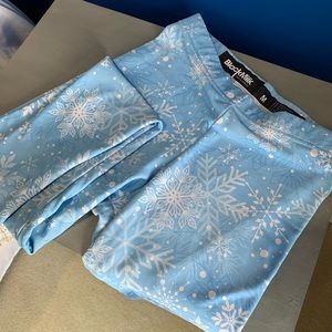 Black Milk Clothing Snowflake Toasties Leggings M